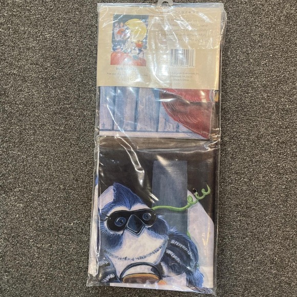 Evergreen PORTLY BIRD HALLOWEEN Decorative Flag 29" X 43" PUMPKINS MOON NEW - Picture 3 of 5